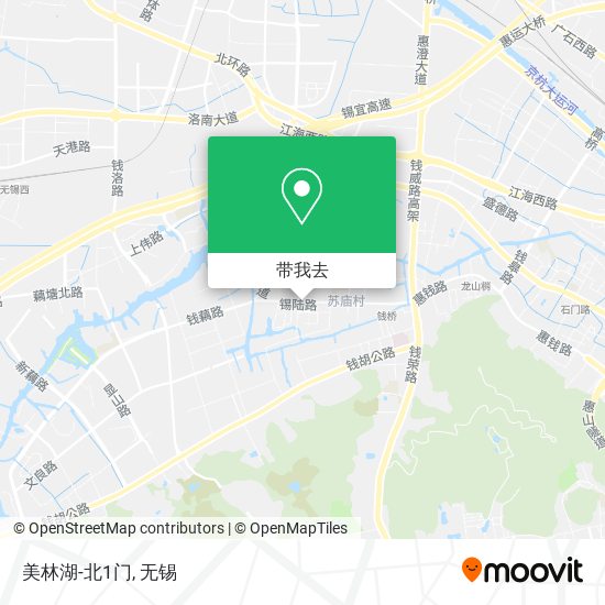 美林湖-北1门地图