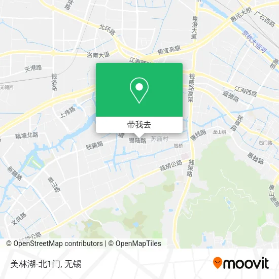 美林湖-北1门地图