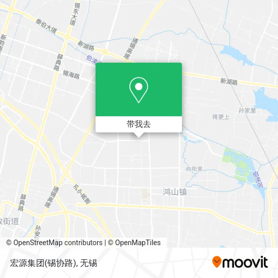 宏源集团(锡协路)地图