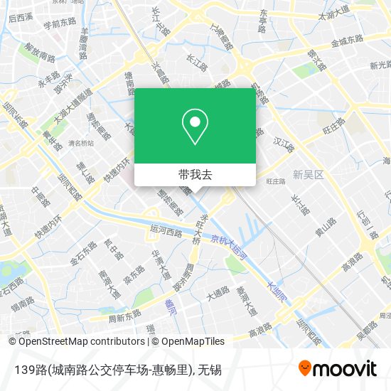 139路(城南路公交停车场-惠畅里)地图