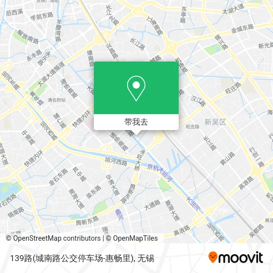 139路(城南路公交停车场-惠畅里)地图