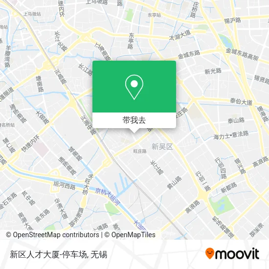 新区人才大厦-停车场地图