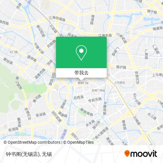 钟书阁(无锡店)地图