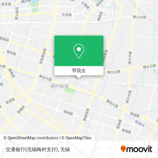 交通银行(无锡梅村支行)地图