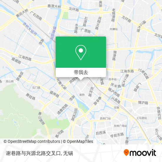 谢巷路与兴源北路交叉口地图