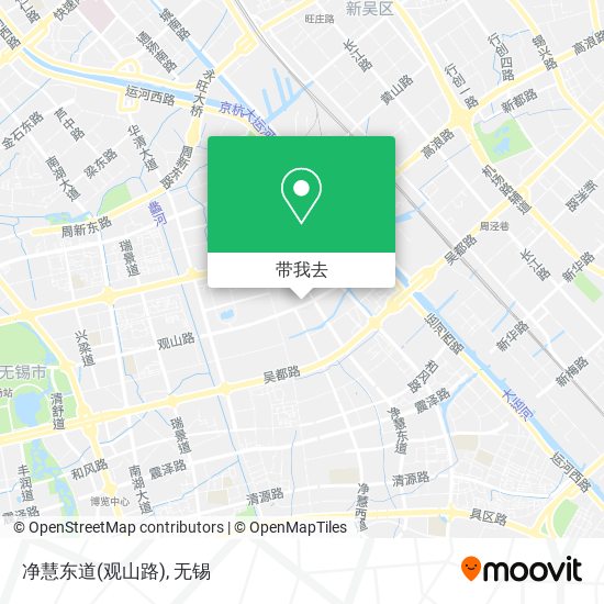 净慧东道(观山路)地图