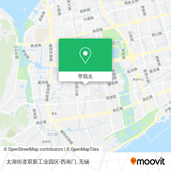 太湖街道双新工业园区-西南门地图