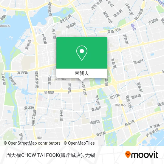 周大福CHOW TAI FOOK(海岸城店)地图