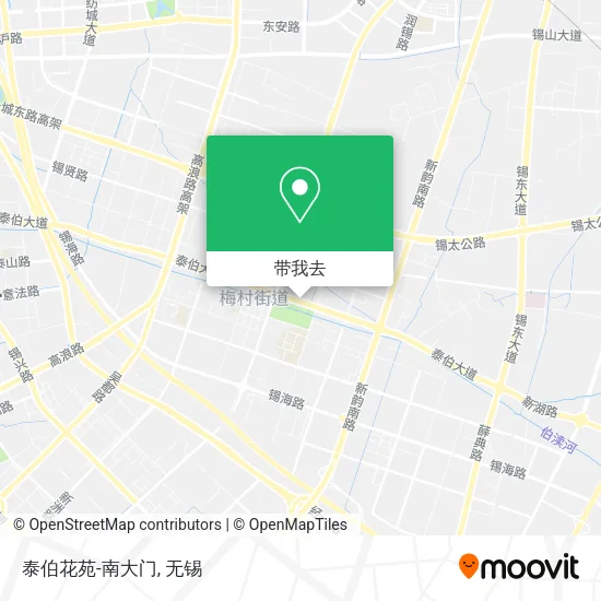 泰伯花苑-南大门地图