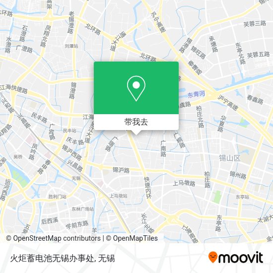 火炬蓄电池无锡办事处地图