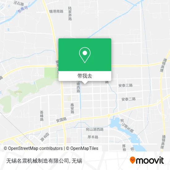 无锡名震机械制造有限公司地图