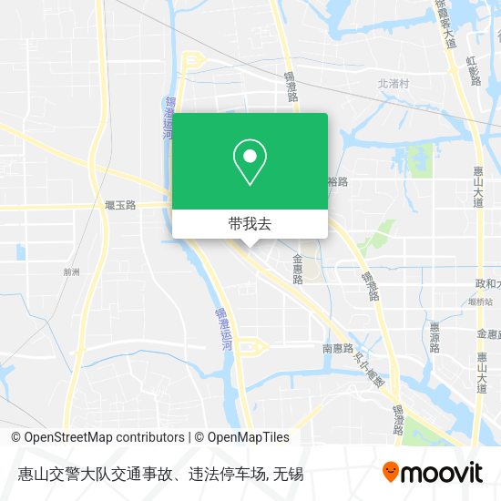 惠山交警大队交通事故、违法停车场地图