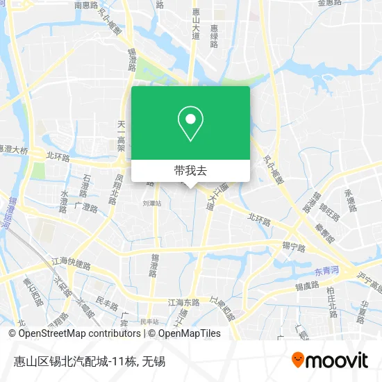 惠山区锡北汽配城-11栋地图