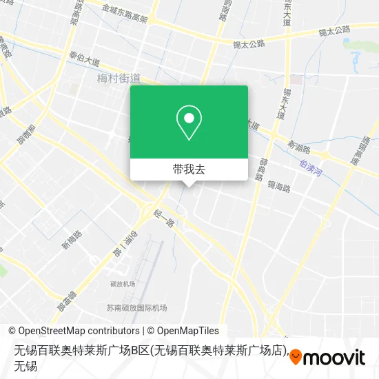 无锡百联奥特莱斯广场B区(无锡百联奥特莱斯广场店)地图