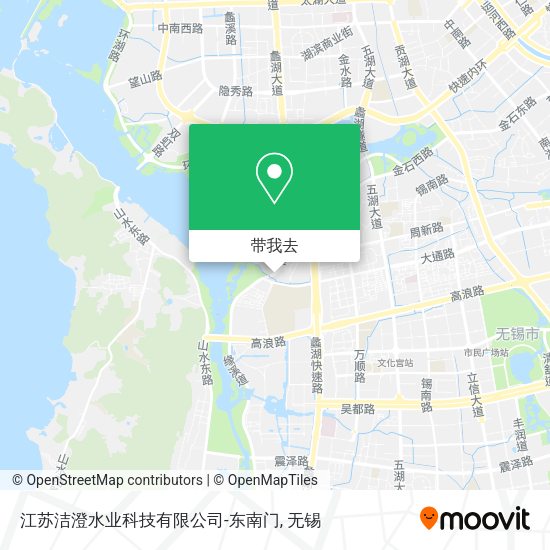 江苏洁澄水业科技有限公司-东南门地图