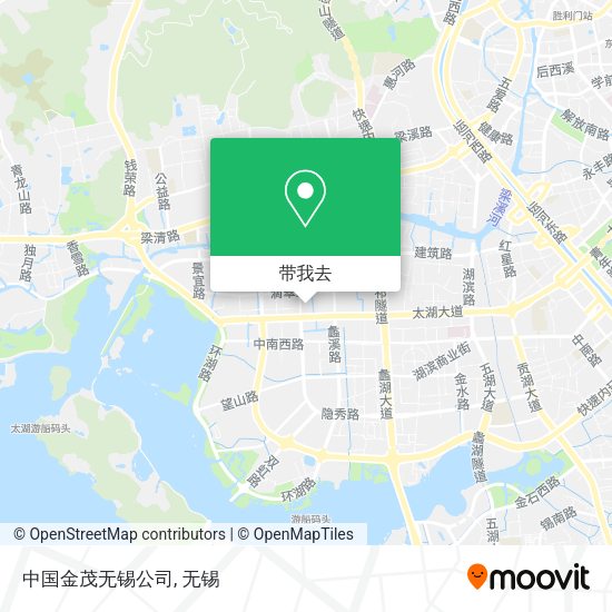 中国金茂无锡公司地图