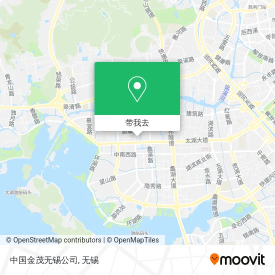中国金茂无锡公司地图