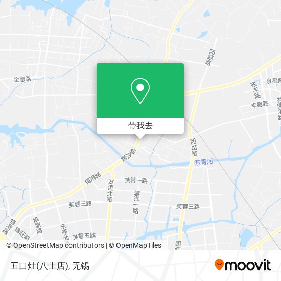 五口灶(八士店)地图