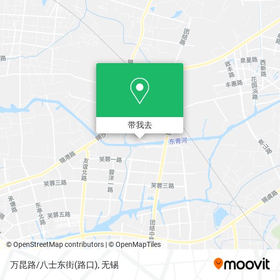万昆路/八士东街(路口)地图