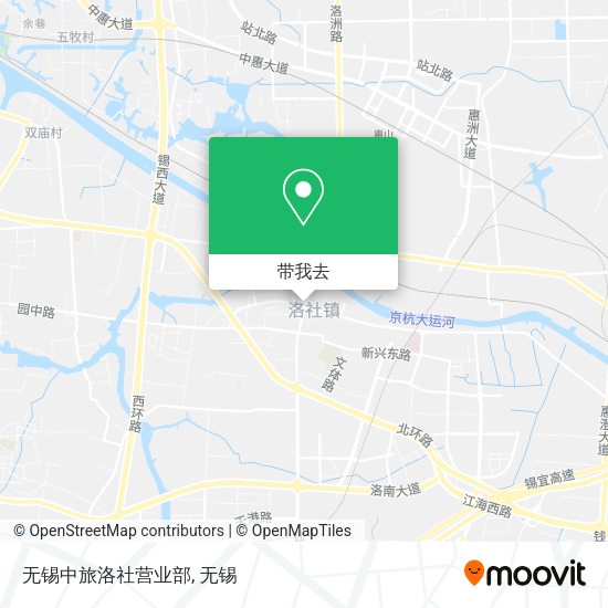 无锡中旅洛社营业部地图