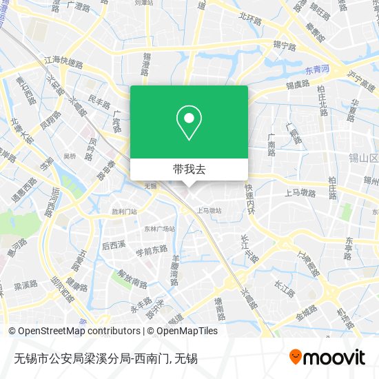 无锡市公安局梁溪分局-西南门地图