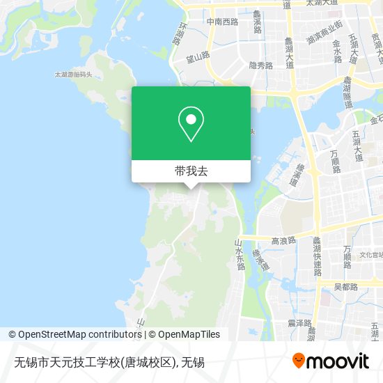 无锡市天元技工学校(唐城校区)地图