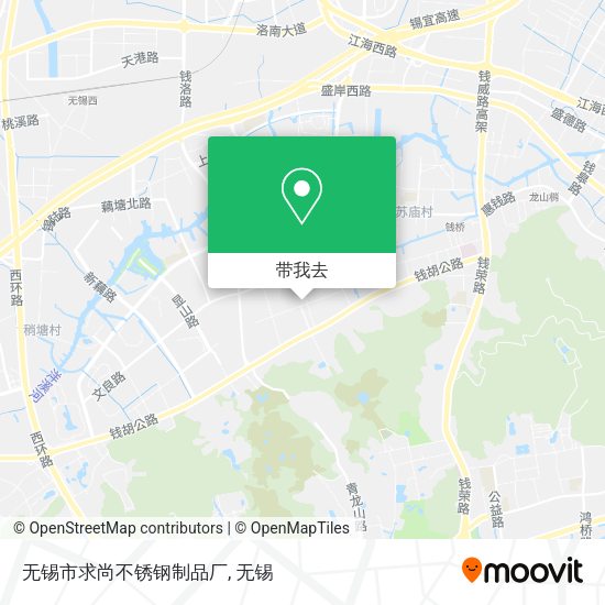 无锡市求尚不锈钢制品厂地图