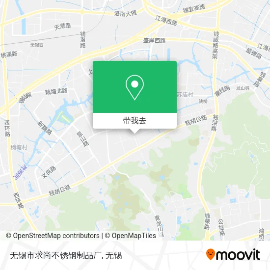 无锡市求尚不锈钢制品厂地图