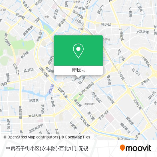 中房石子街小区(永丰路)-西北1门地图