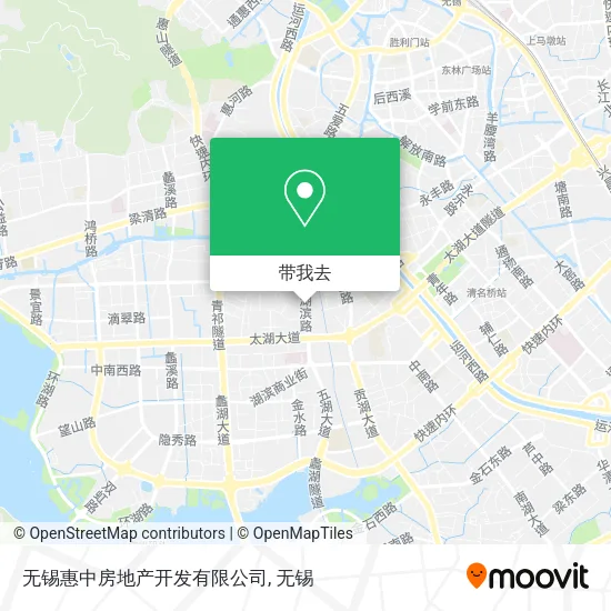 无锡惠中房地产开发有限公司地图