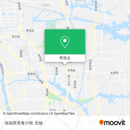 祝福里美食小馆地图