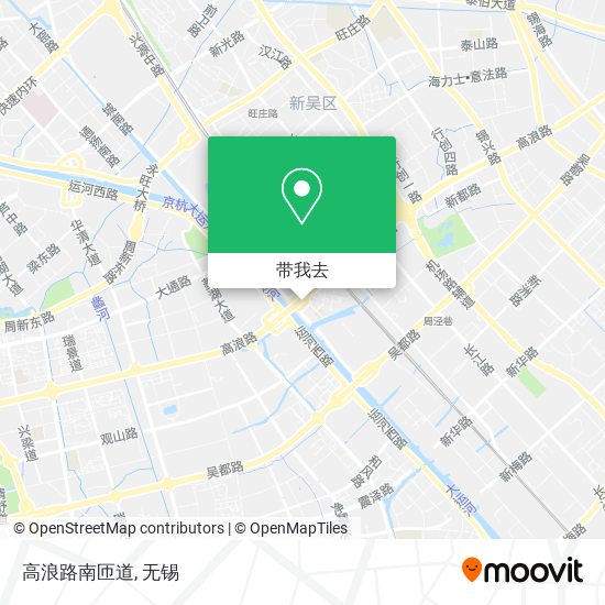 高浪路南匝道地图