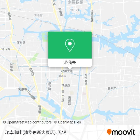 瑞幸咖啡(清华创新大厦店)地图