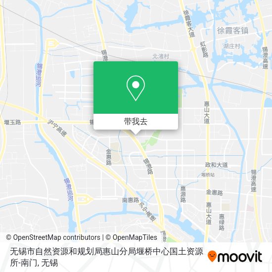 无锡市自然资源和规划局惠山分局堰桥中心国土资源所-南门地图