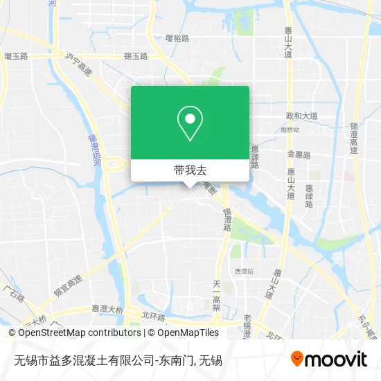 无锡市益多混凝土有限公司-东南门地图
