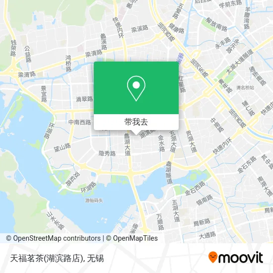 天福茗茶(湖滨路店)地图
