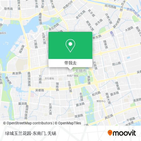 绿城玉兰花园-东南门地图