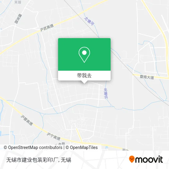 无锡市建业包装彩印厂地图