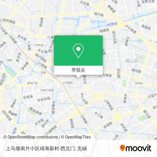 上马墩南片小区靖海新村-西北门地图