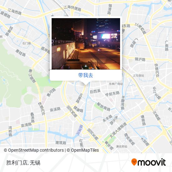 胜利门店地图