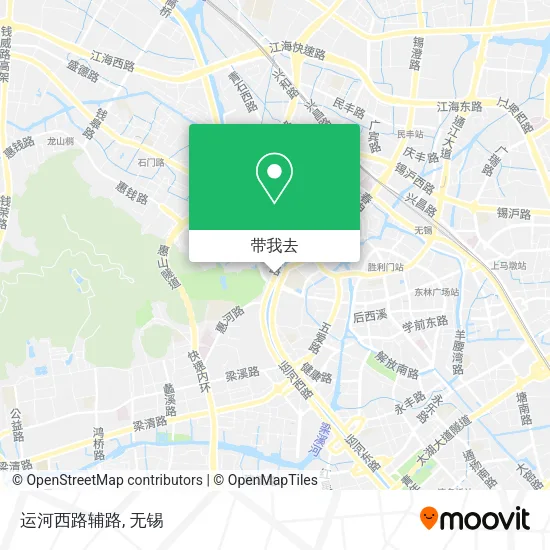 运河西路辅路地图
