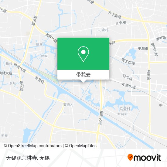无锡观宗讲寺地图