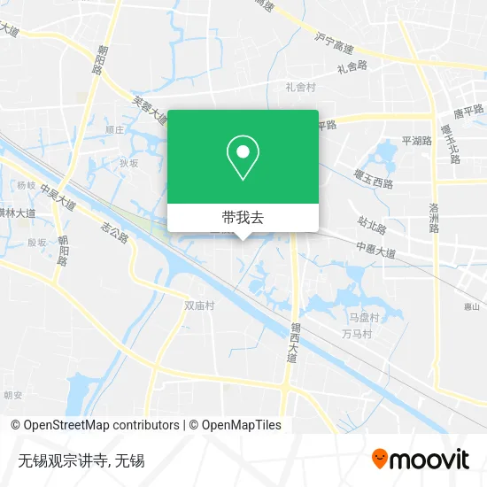 无锡观宗讲寺地图