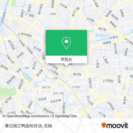 董记镇江鸭血粉丝汤地图