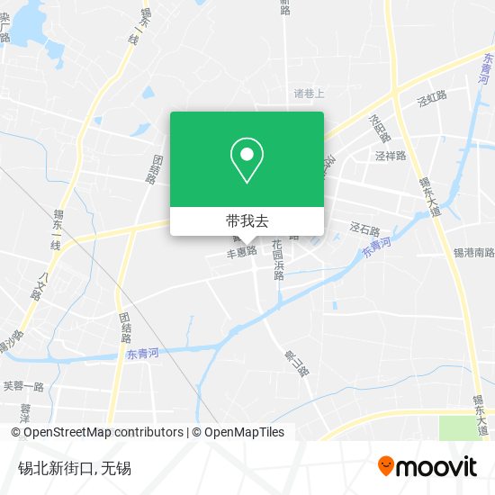 锡北新街口地图