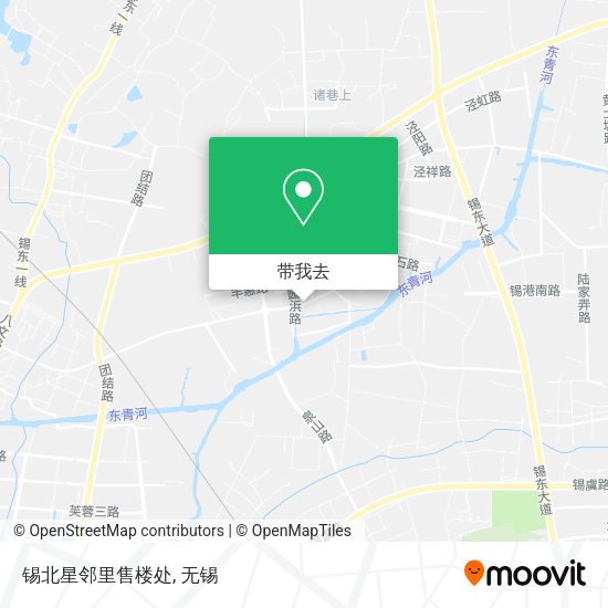 锡北星邻里售楼处地图