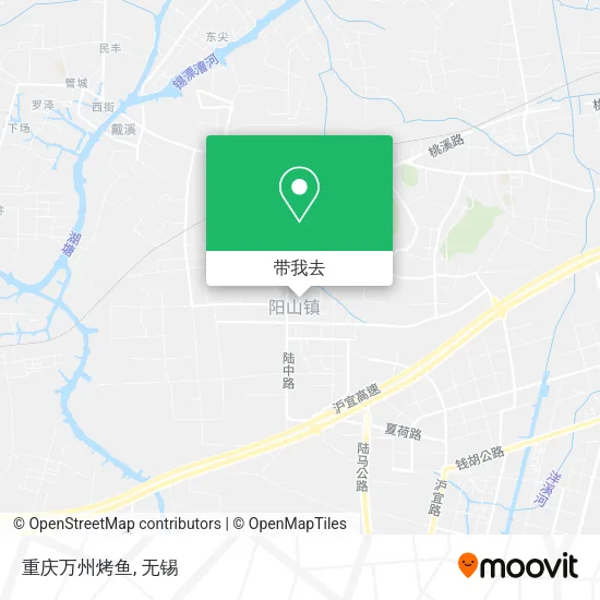 重庆万州烤鱼地图
