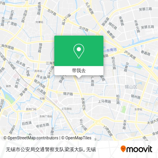 无锡市公安局交通警察支队梁溪大队地图