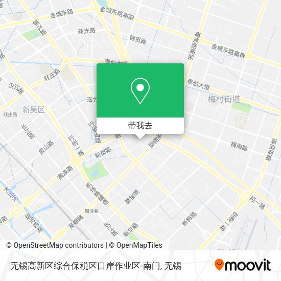 无锡高新区综合保税区口岸作业区-南门地图