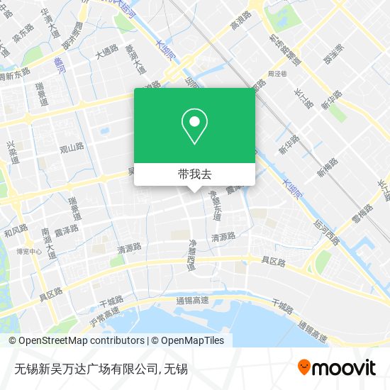 无锡新吴万达广场有限公司地图